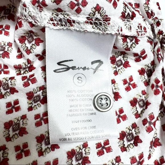 SECEN Women’s Small Cotton Long Sleeve Blouse Western Boho Cowgirl Appeal - Picture 6 of 13